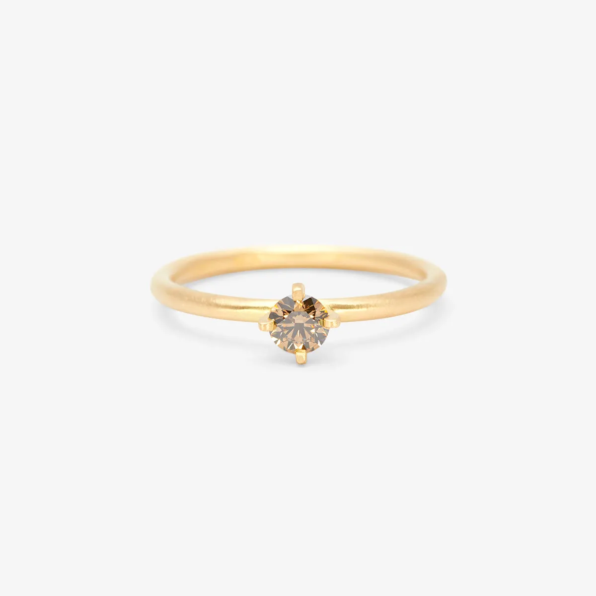 4mm Brown Diamond Noble Ring | R11704BR
