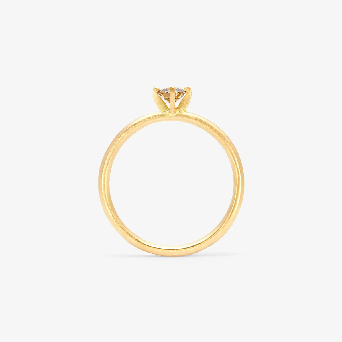4mm Brown Diamond Noble Ring | R11704BR