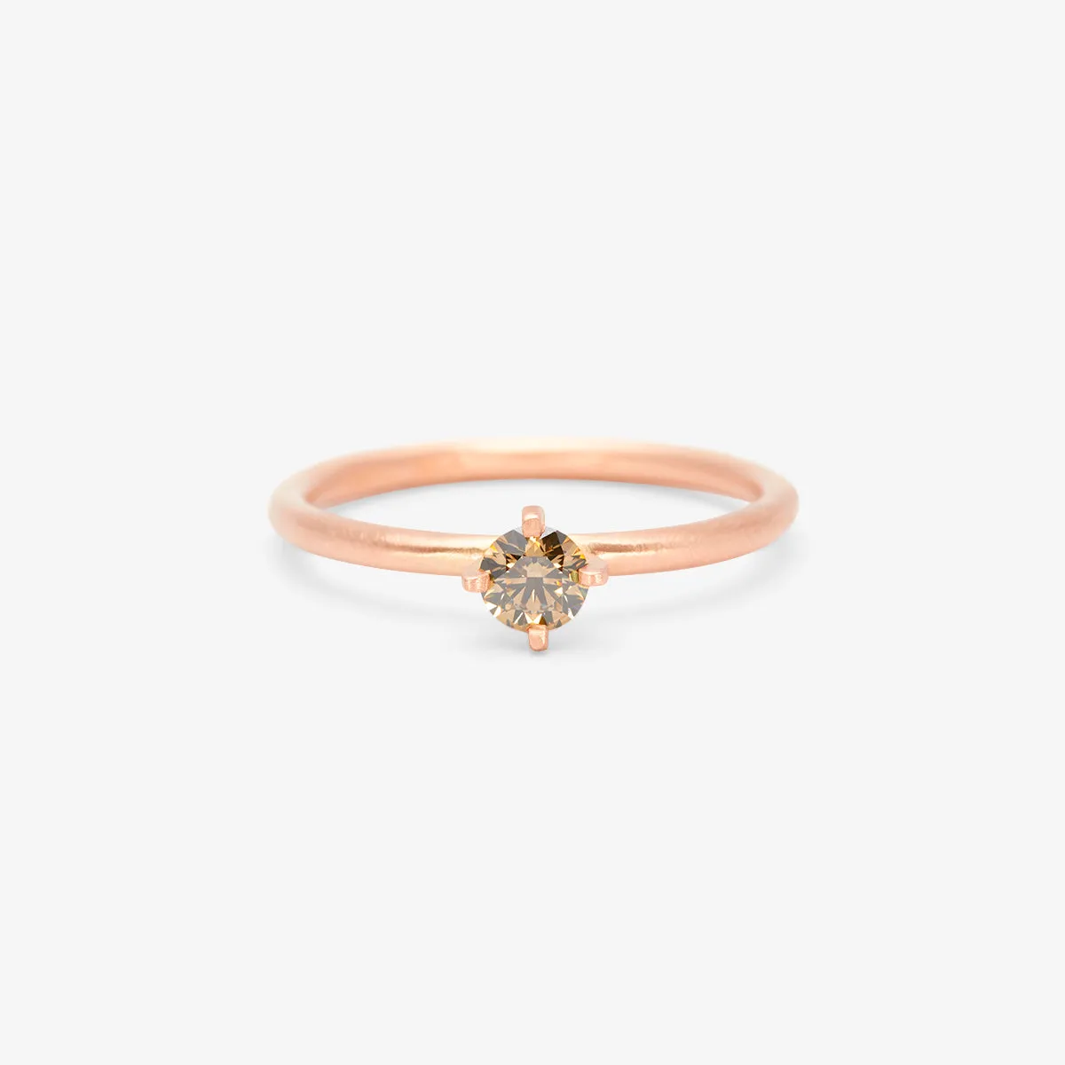4mm Brown Diamond Noble Ring | R11704BR