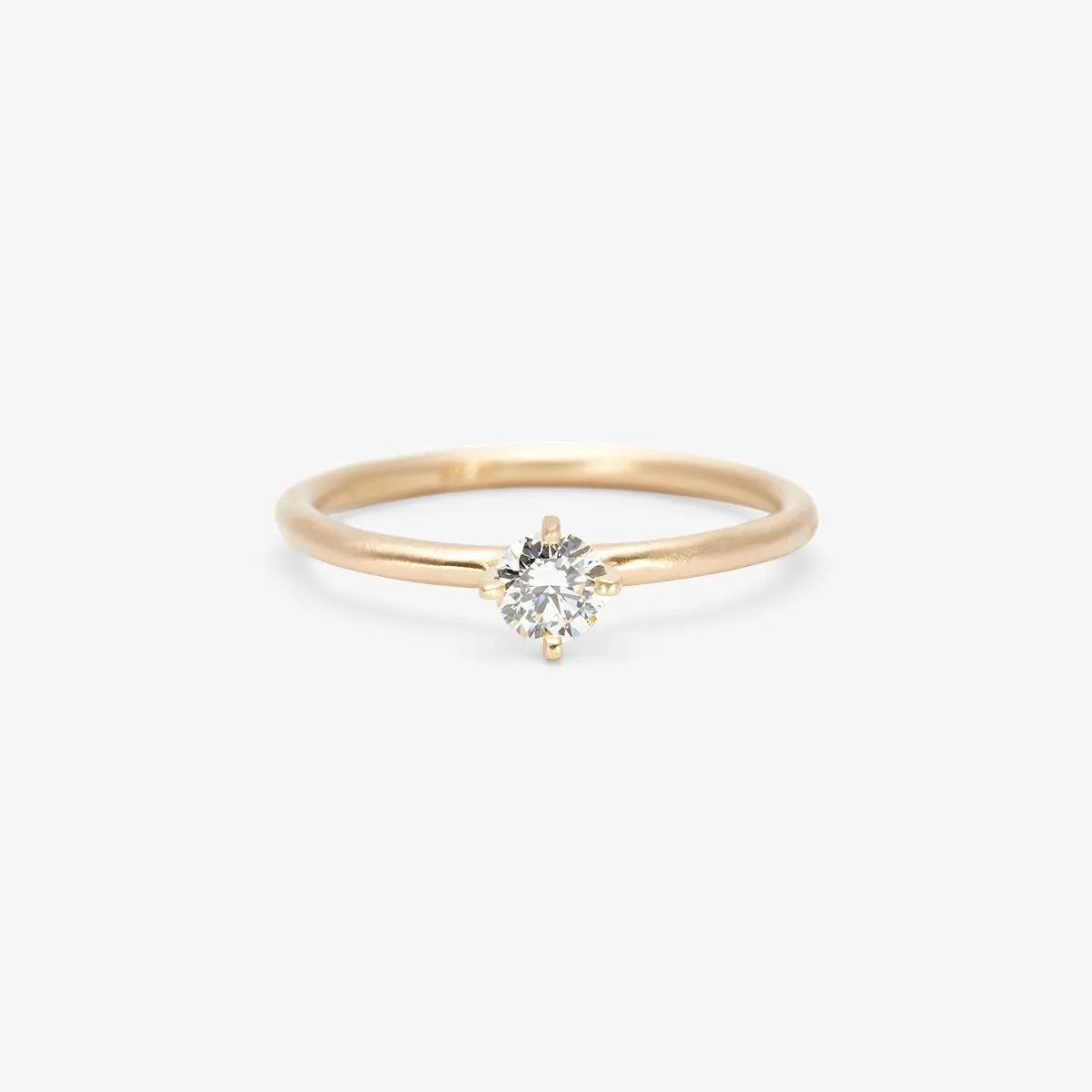 4mm White Diamond Noble Ring | R11704W