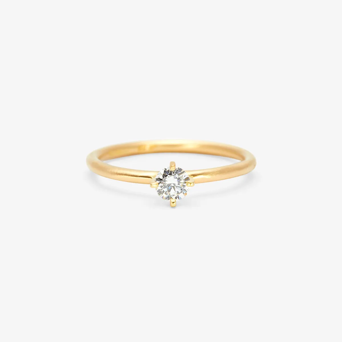 4mm White Diamond Noble Ring | R11704W