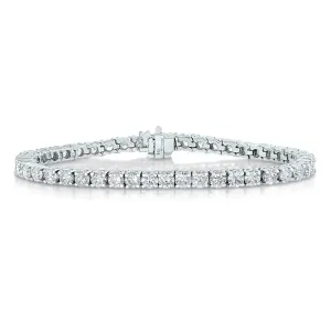 5 cttw Classic Diamond Tennis Bracelet in Sterling Silver