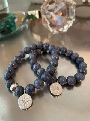 6.0" Como to Capri "Little" Kids Blue Sodalite Bracelet Duo