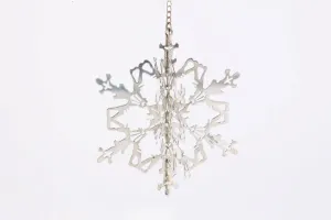 925 Silver Snowflake Ornament (11.18g.)