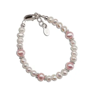 Addie Sterling Silver Pearl Baby Bracelet