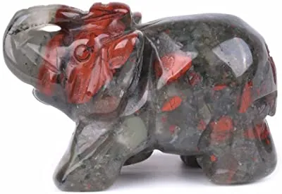 African Bloodstone Elephant Crystal