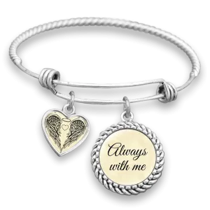 Always With Me Wings Charm Bracelet