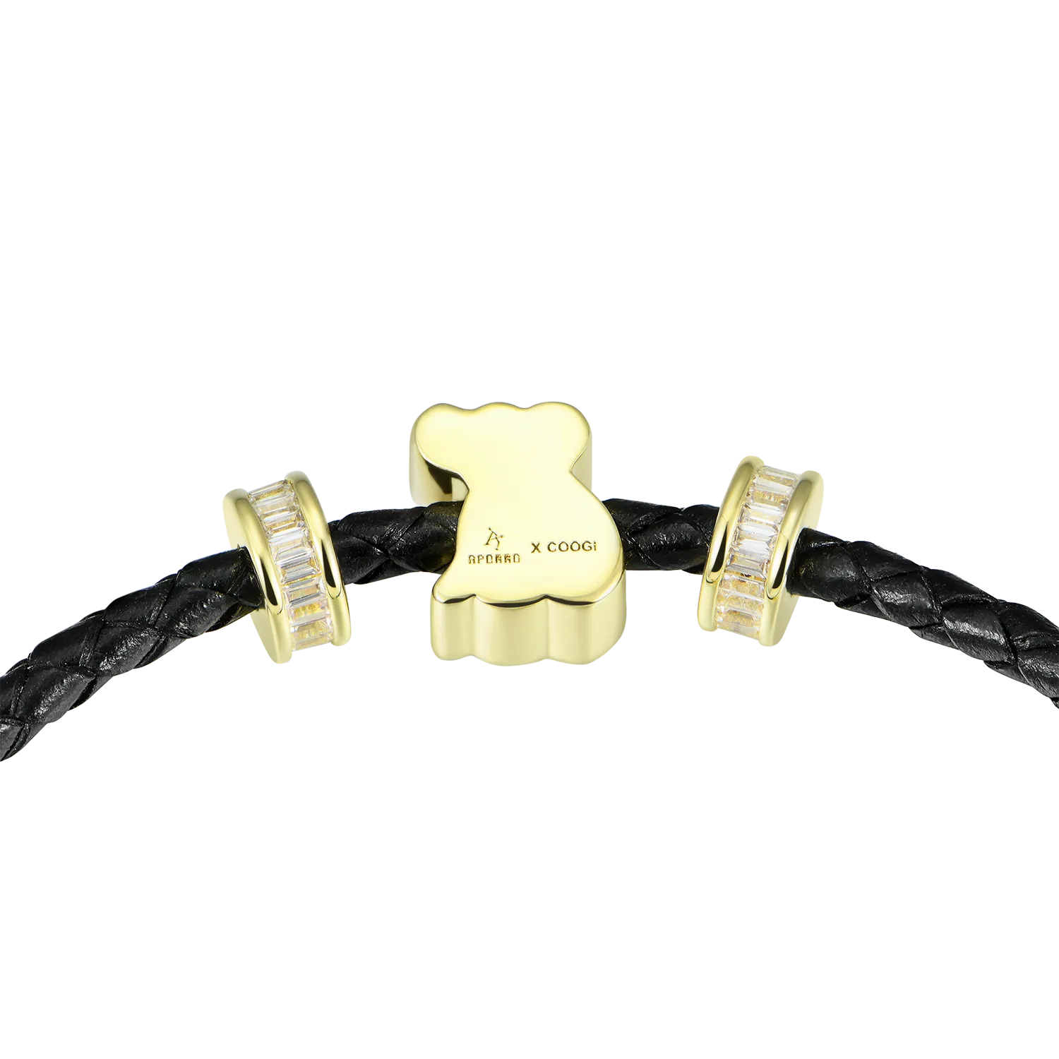 APORRO X COOGI Koala Adjustable Leather Bracelet - 3mm
