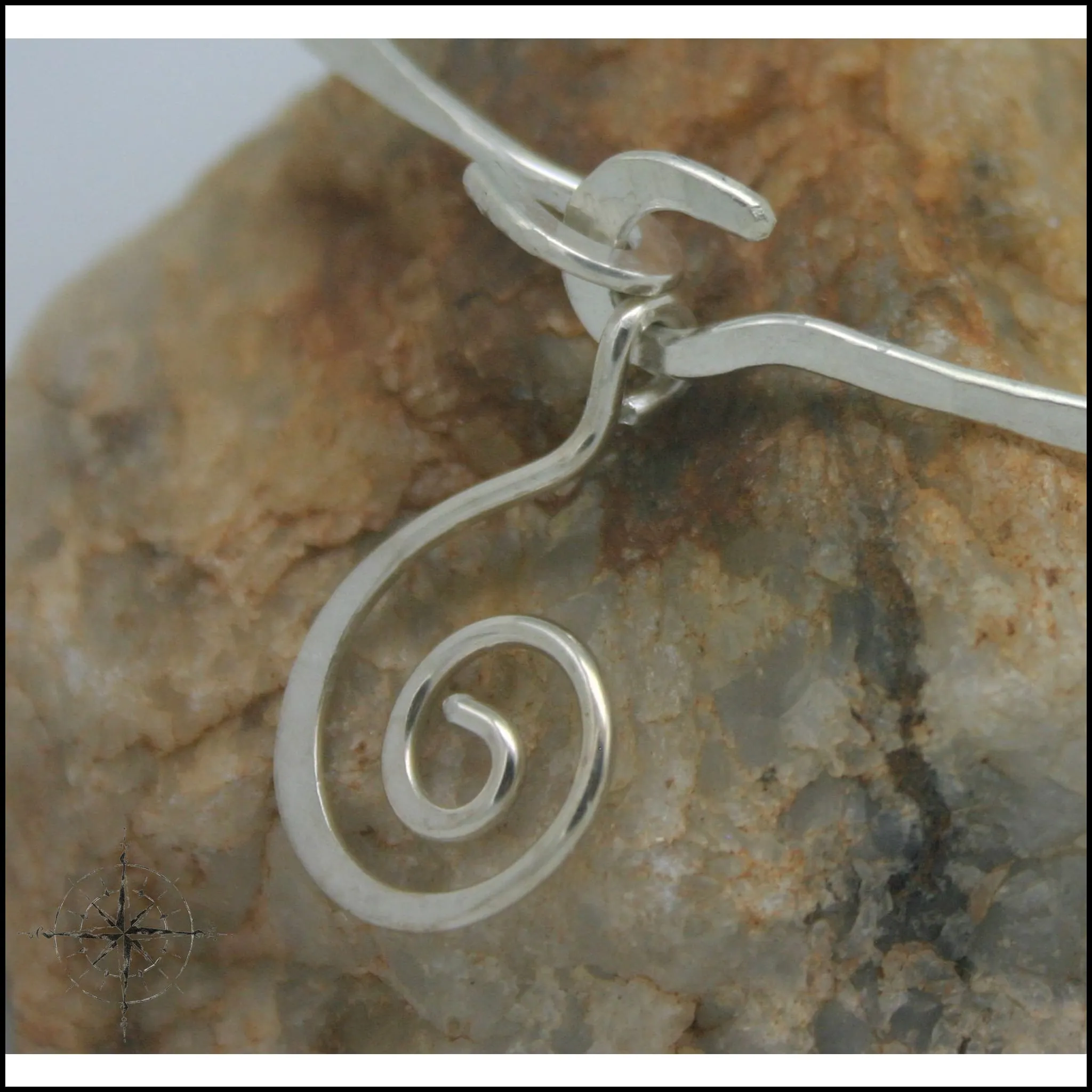 Argentium(r) Silver Swirl Bangle
