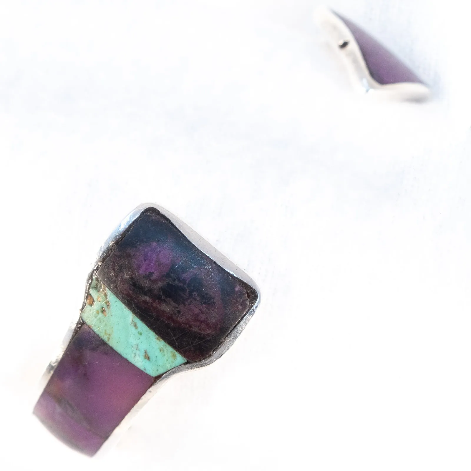 Arrow Cuff Bracelet Inlaid Sterling Silver