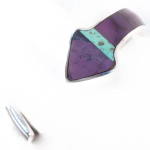 Arrow Cuff Bracelet Inlaid Sterling Silver