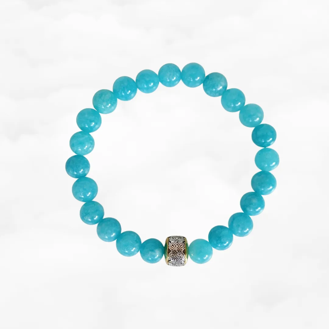 Auspicious Beaded Amazonite Bracelet
