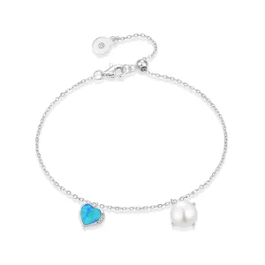 AZURE LOVE SILVER BRACELET
