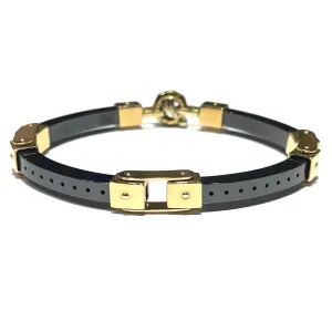 Barakà bracelet ceramic yellow gold 18kt ceramic br21367n
