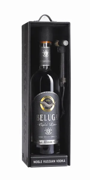 BELUGA VOD NOBLE GOLD 80 W/LEATHER
