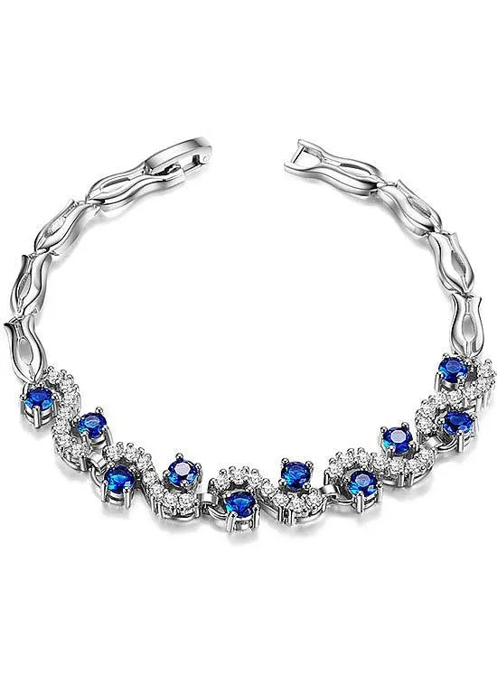 Blue 18K Gold Plated Bracelet