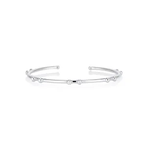 Bright White Orbit Cuff