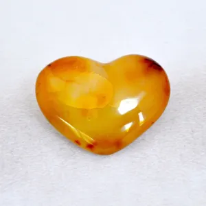 Brightness Healing Heart carnelian heart