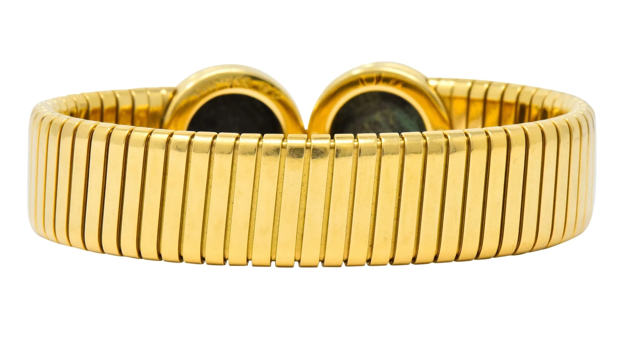 Bulgari Ancient Coin 18 Karat Gold Monete Emperor Constans of Rome Bangle Bracelet