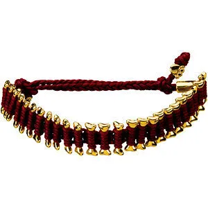 Burgundy Heart U Back™ Friendship Bracelet
