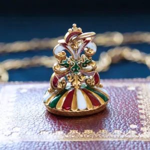 C.1700. Rare Enamel Gold Fob