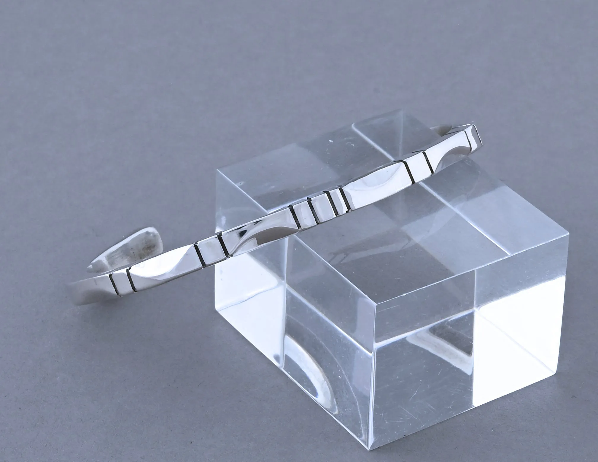Carved Cuff Bracelet by Ben Tahe