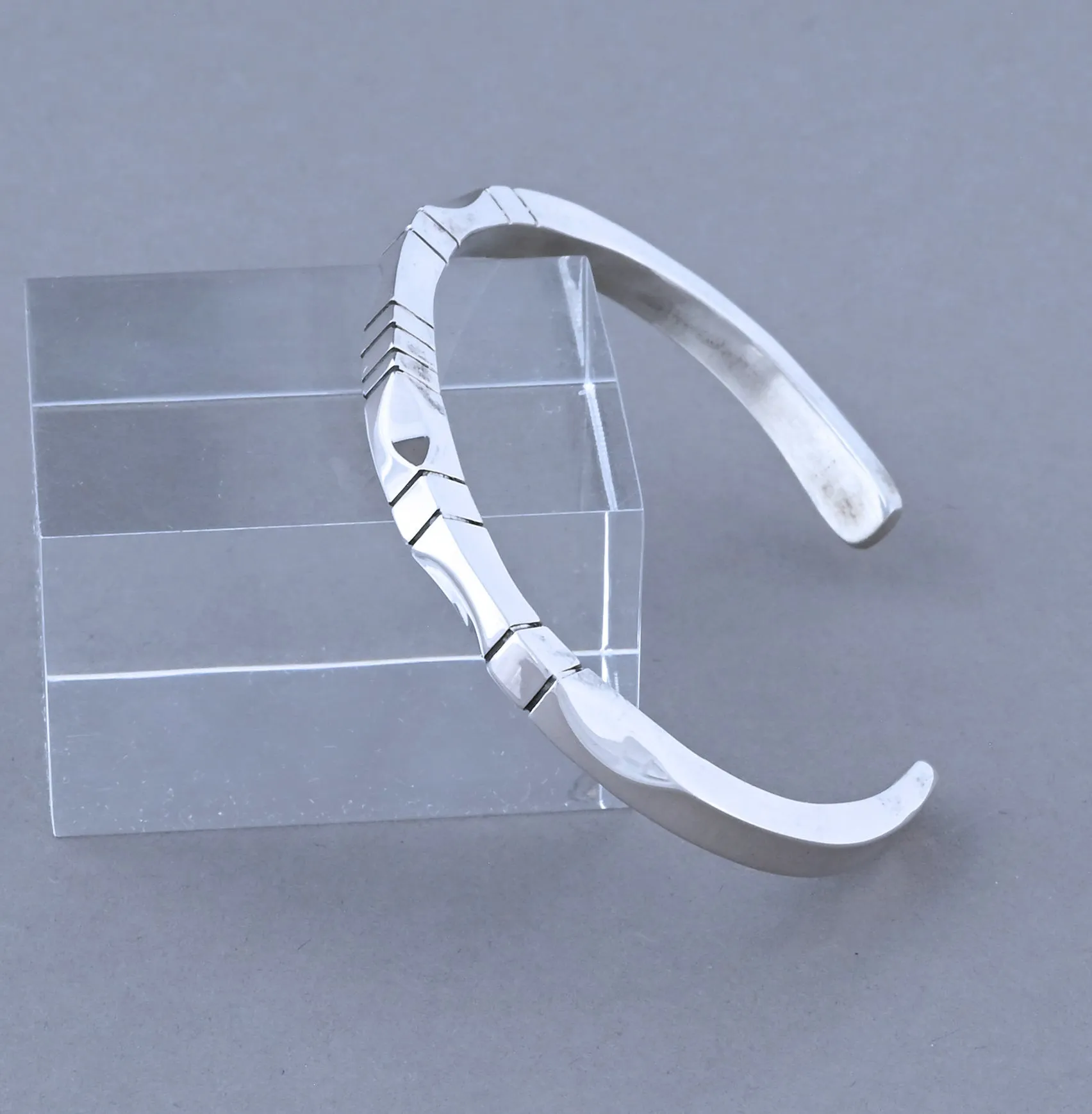 Carved Cuff Bracelet by Ben Tahe