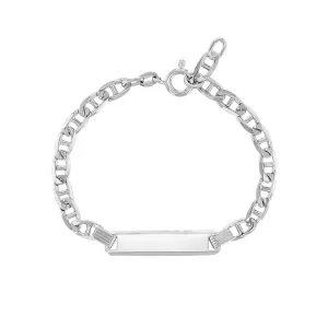 Children's Sterling Silver ID Bracelet
