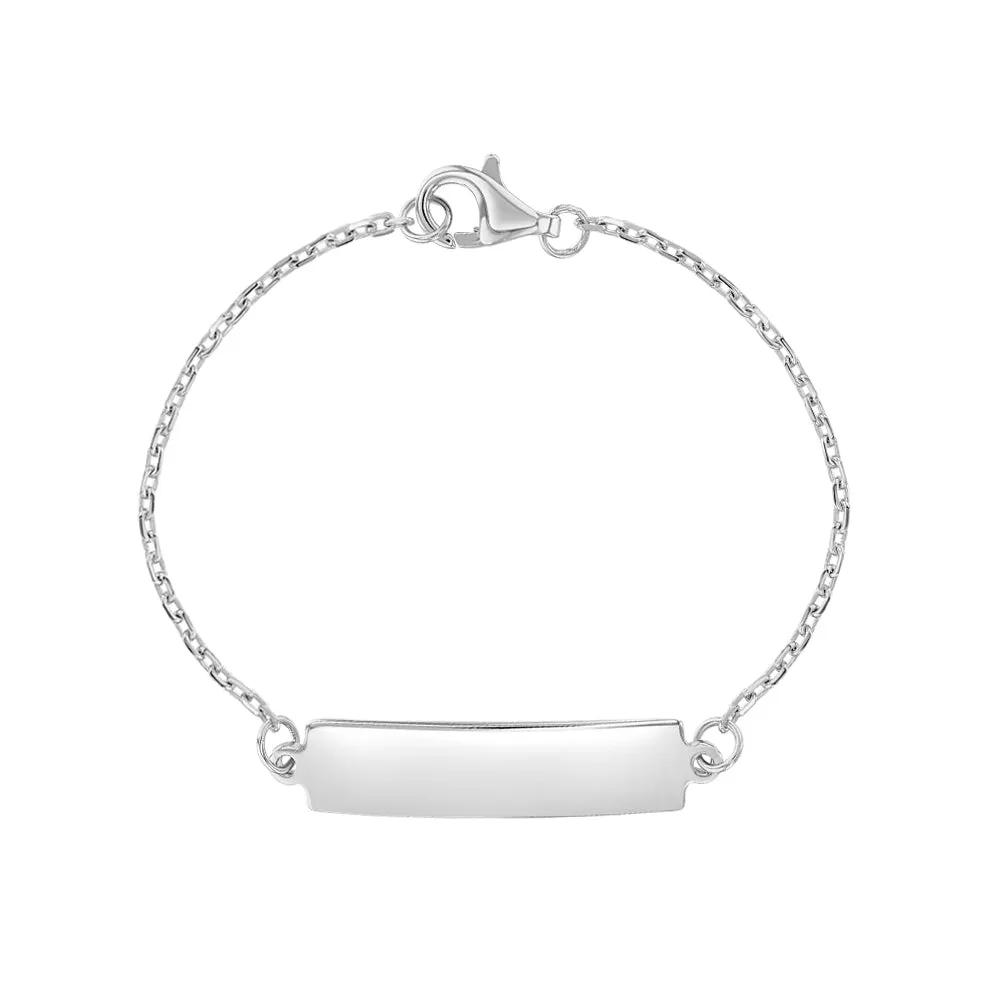 Children's Sterling Silver ID Bracelet