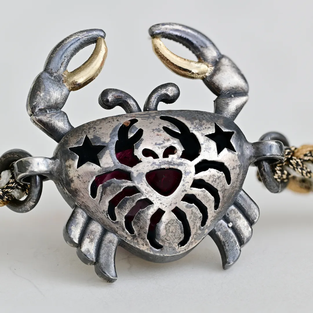 Crab Bracelet Pink Tourmaline