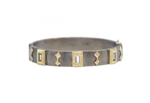 CRIVELLI AND MORGANITE HUGGIE BRACELET