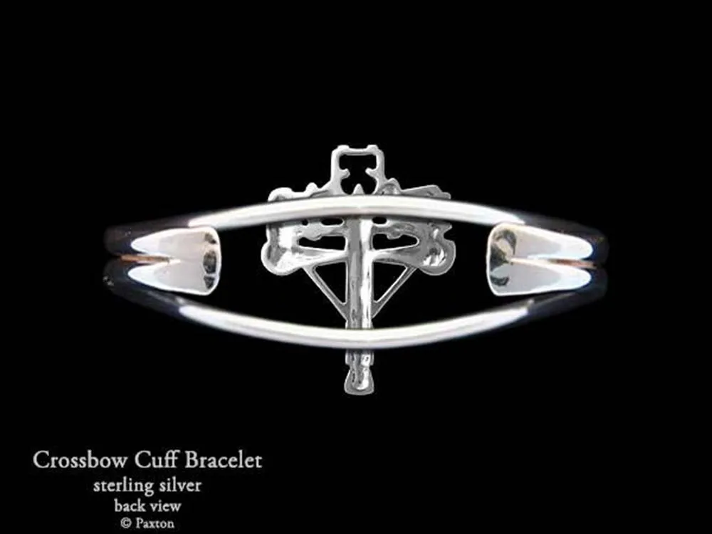 Crossbow Cuff Bracelet Sterling Silver