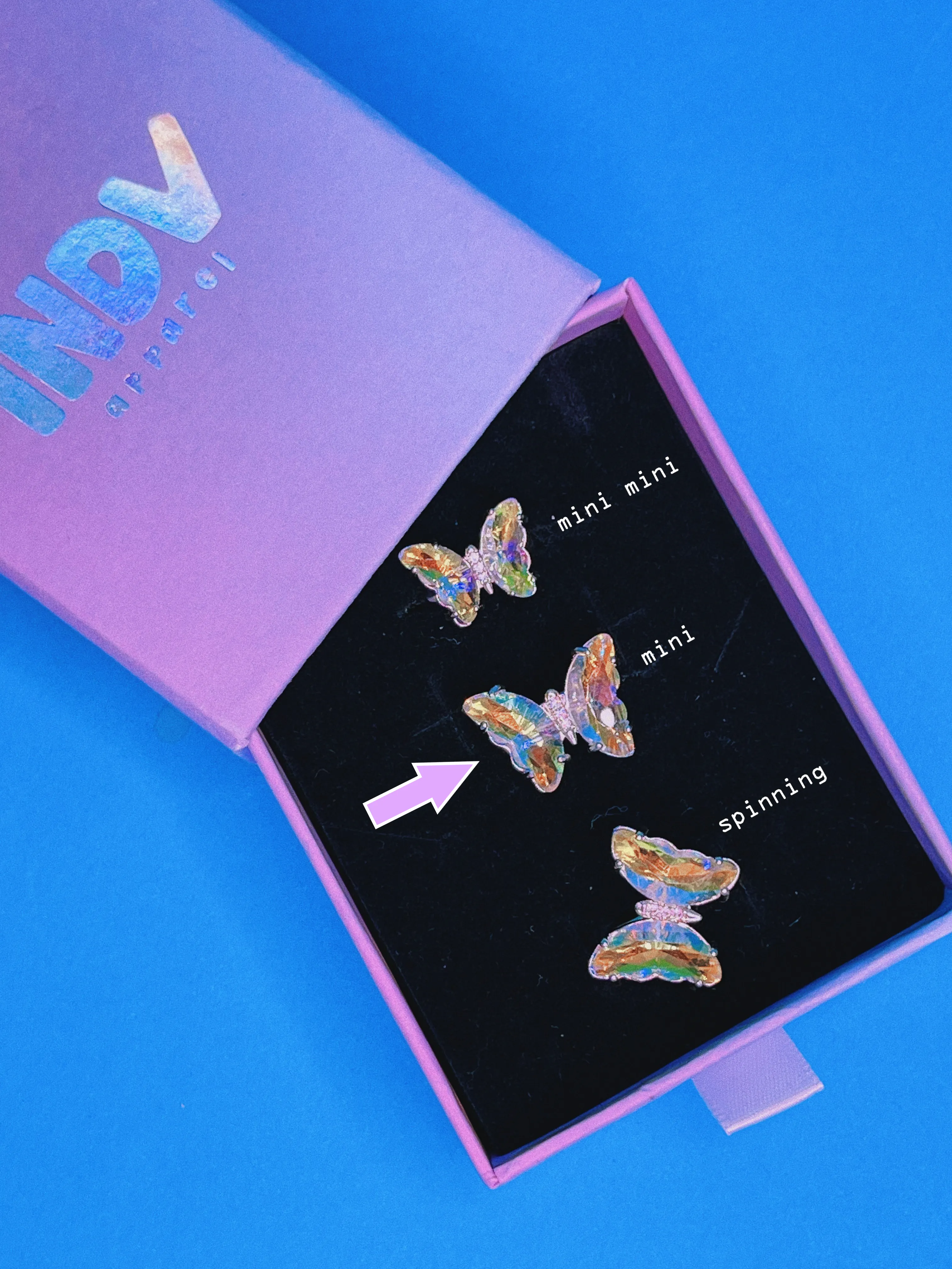 Crystal Butterfly Collection Set