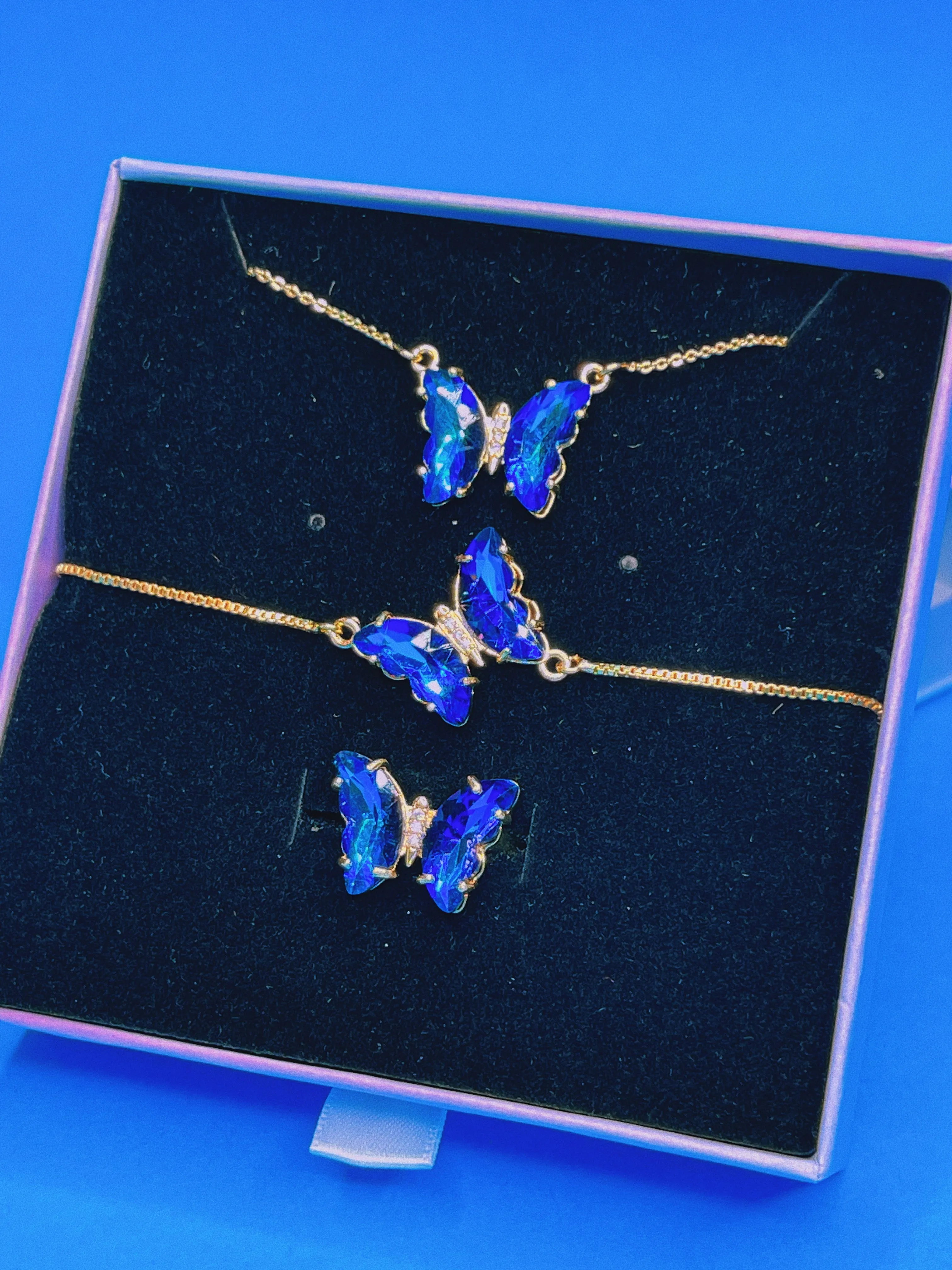 Crystal Butterfly Collection Set