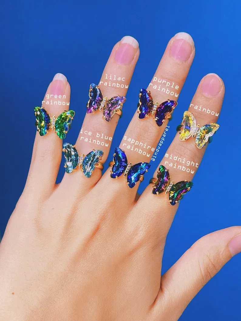 Crystal Butterfly Collection Set