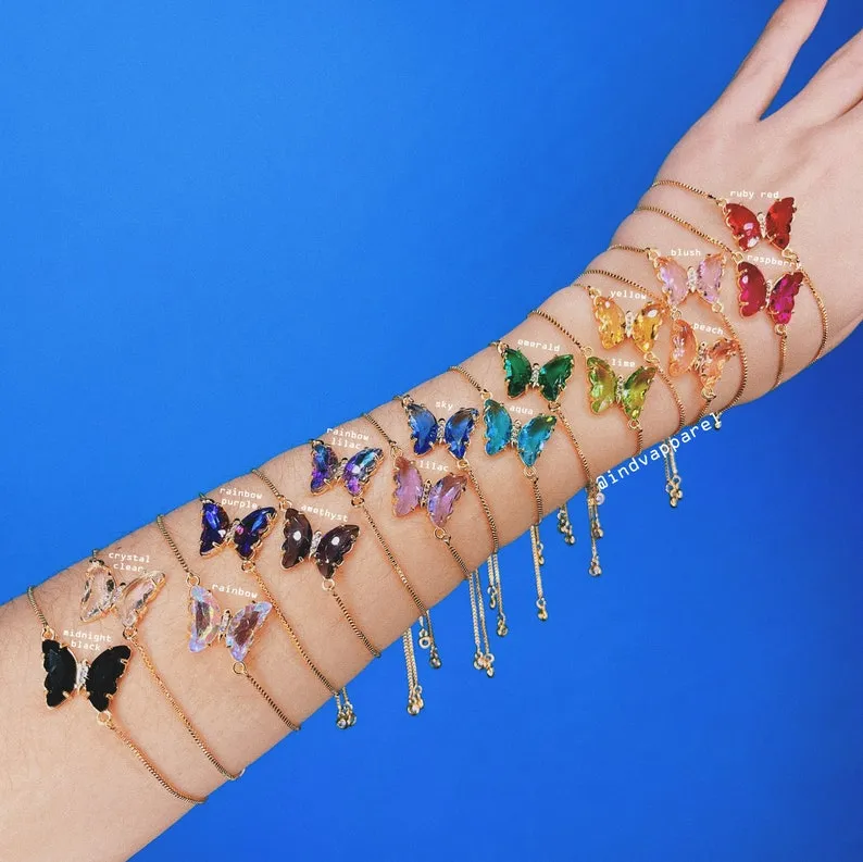 Crystal Butterfly Collection Set