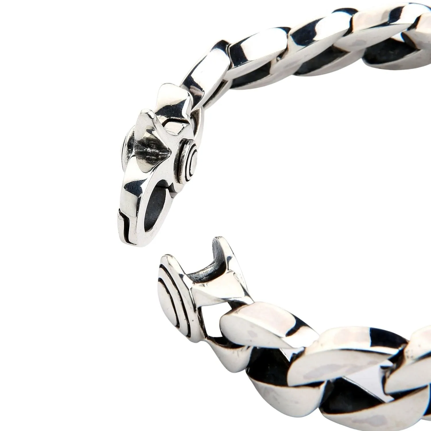 Curb 925 Sterling Silver Men's Bracelet