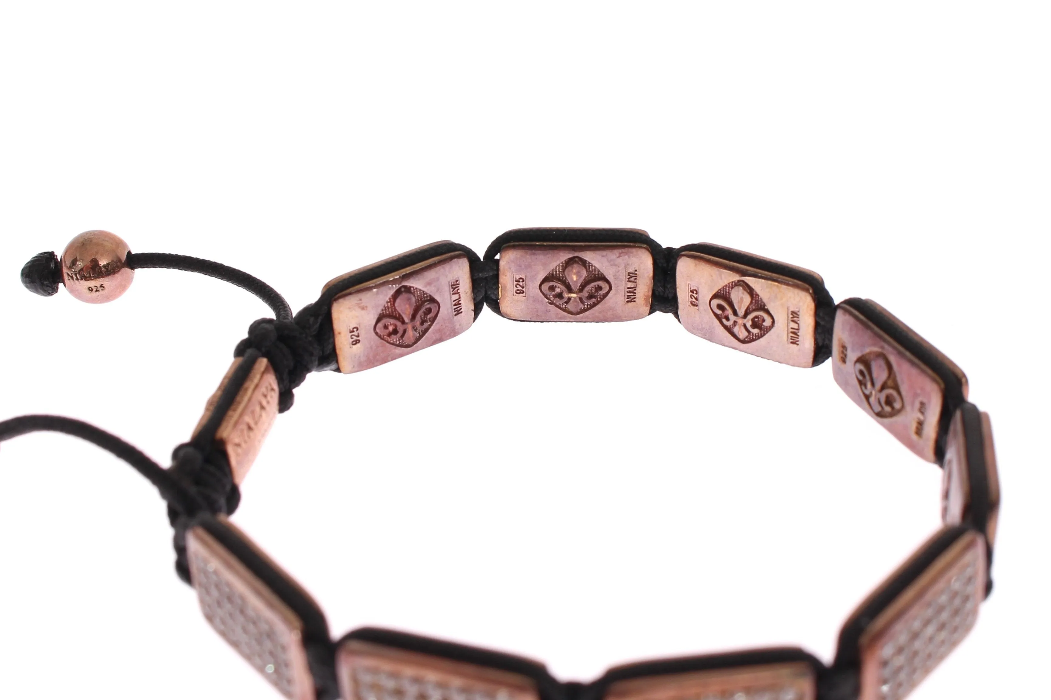 CZ 18K Rose Gold 925 Bracelet
