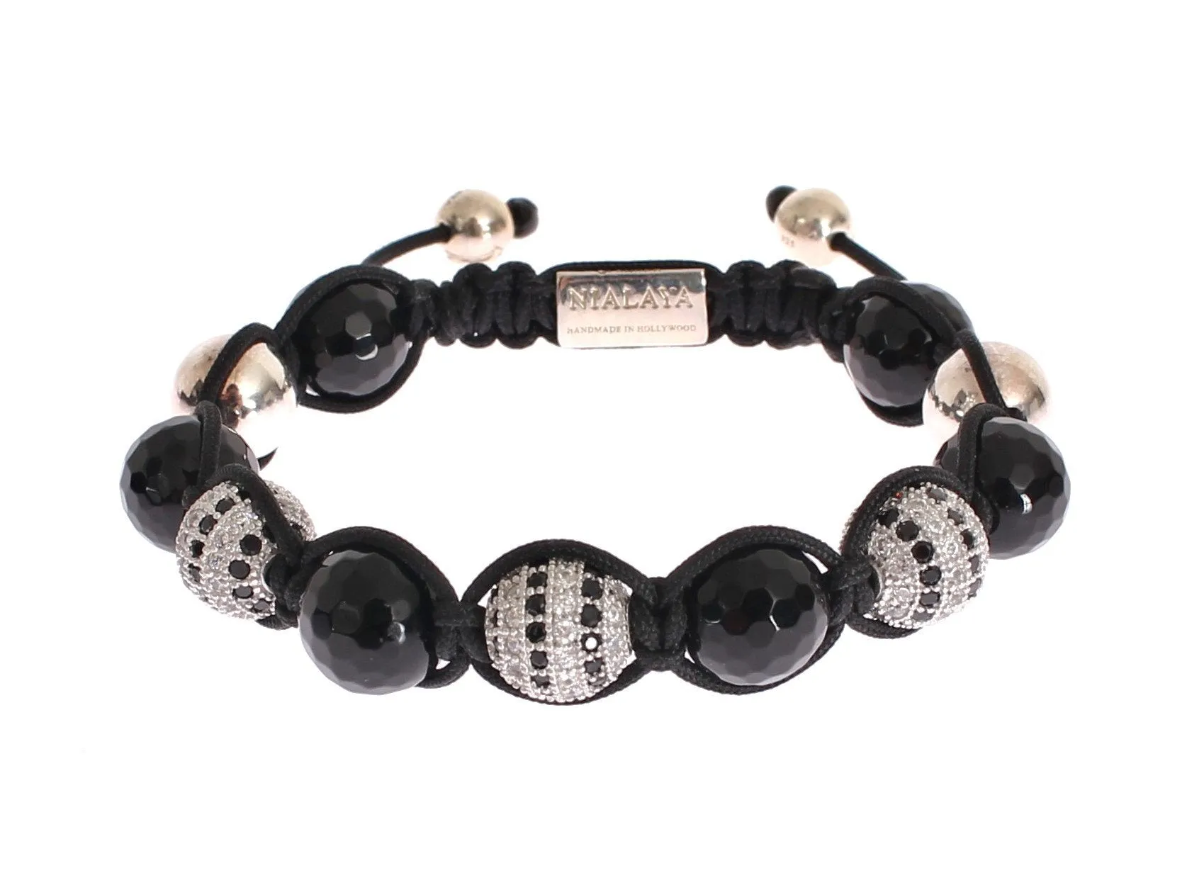 CZ Agate 925 Silver Bracelet