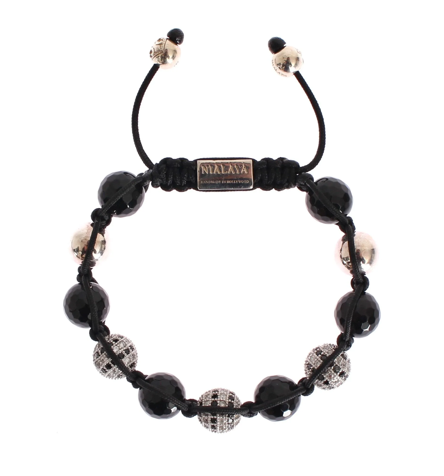 CZ Agate 925 Silver Bracelet