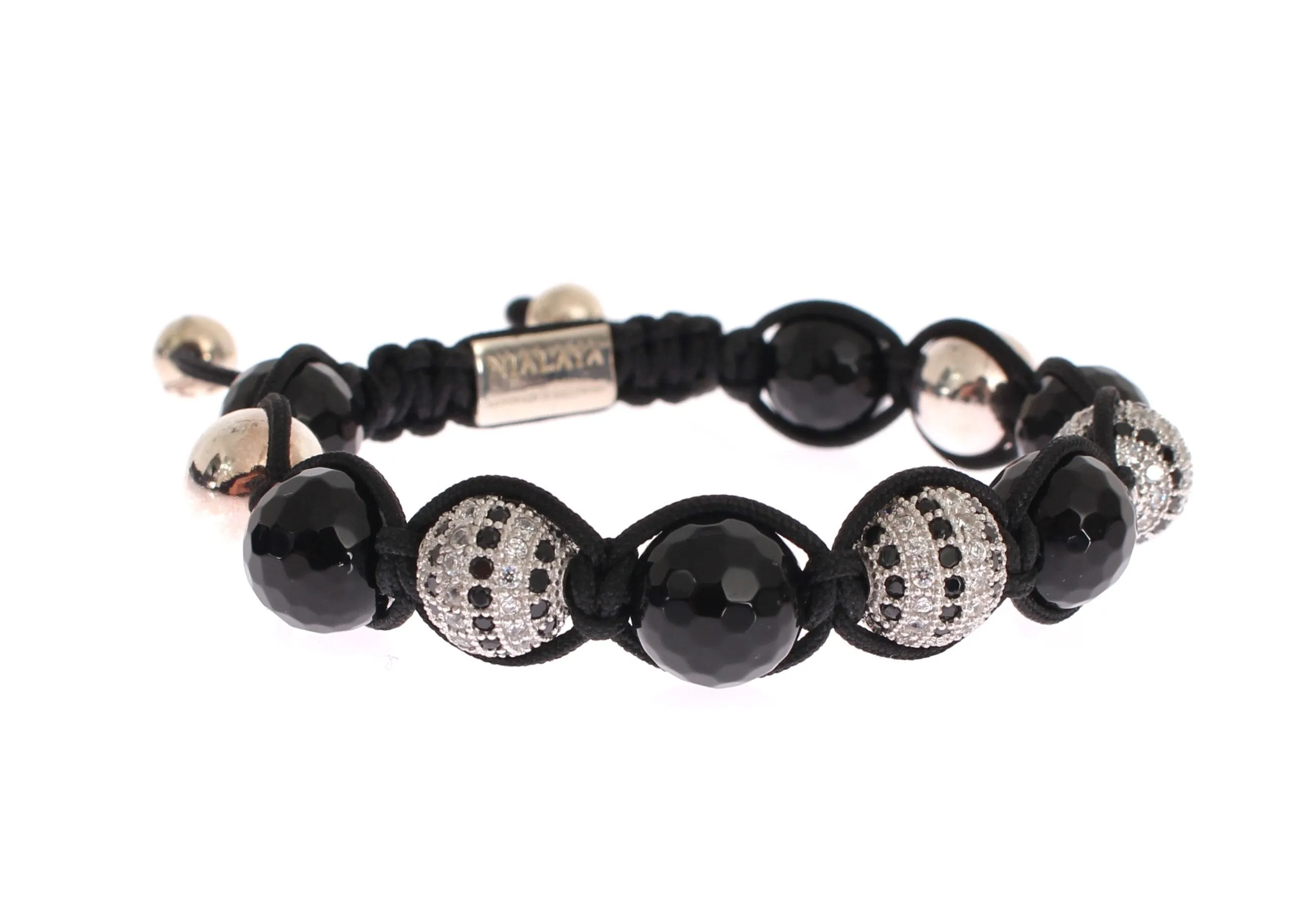 CZ Agate 925 Silver Bracelet