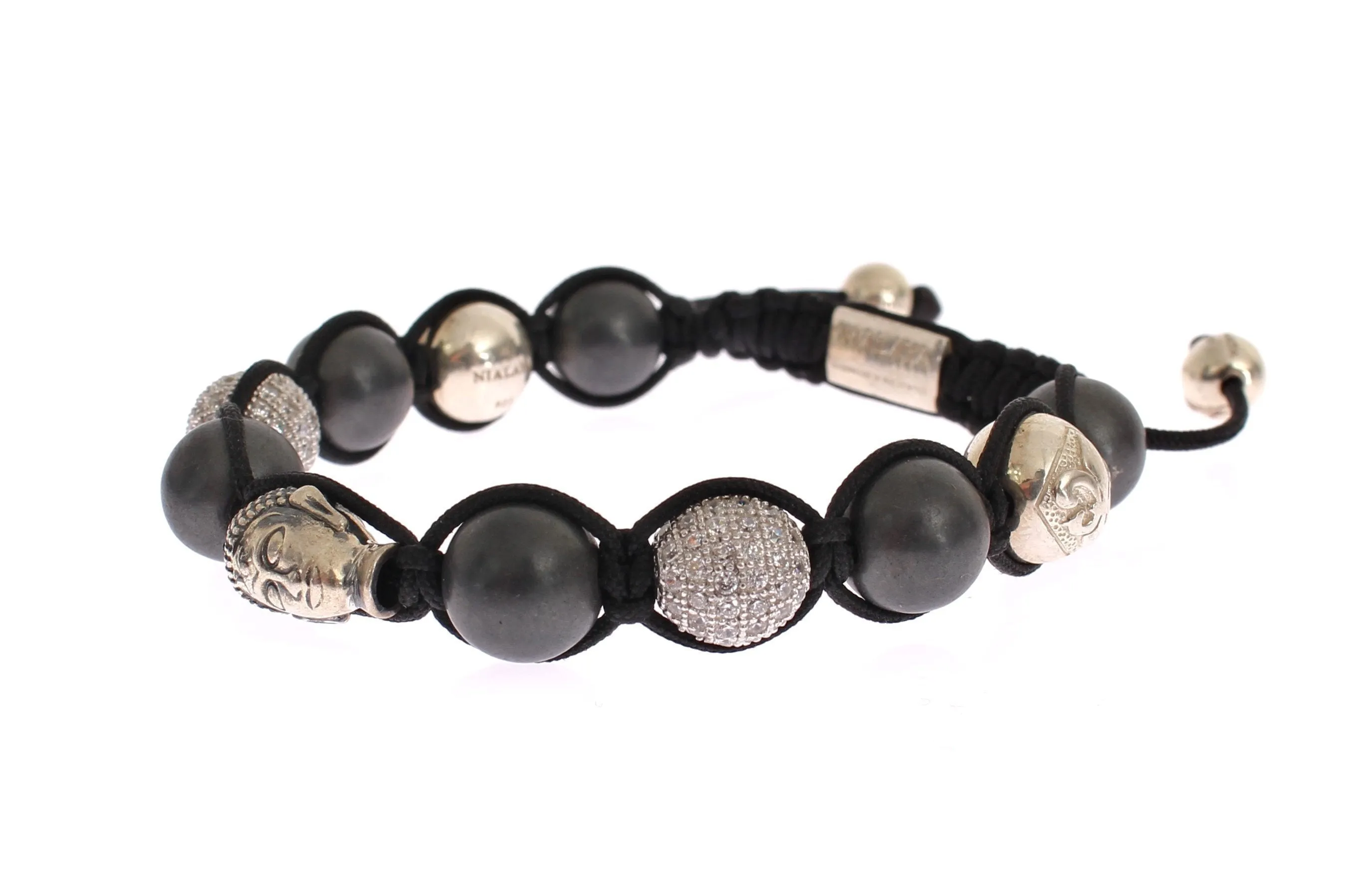 CZ Hematite 925 Bracelet