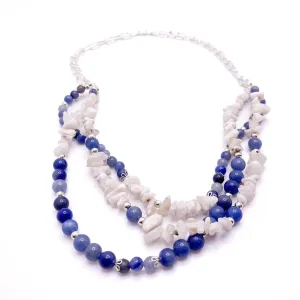 Denim necklace