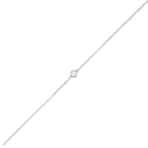 Diamond Bezel Bracelet 14K
