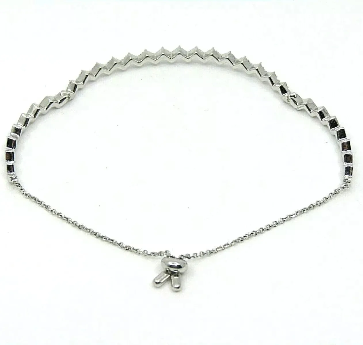 Diamond Z-shaped Bracelet