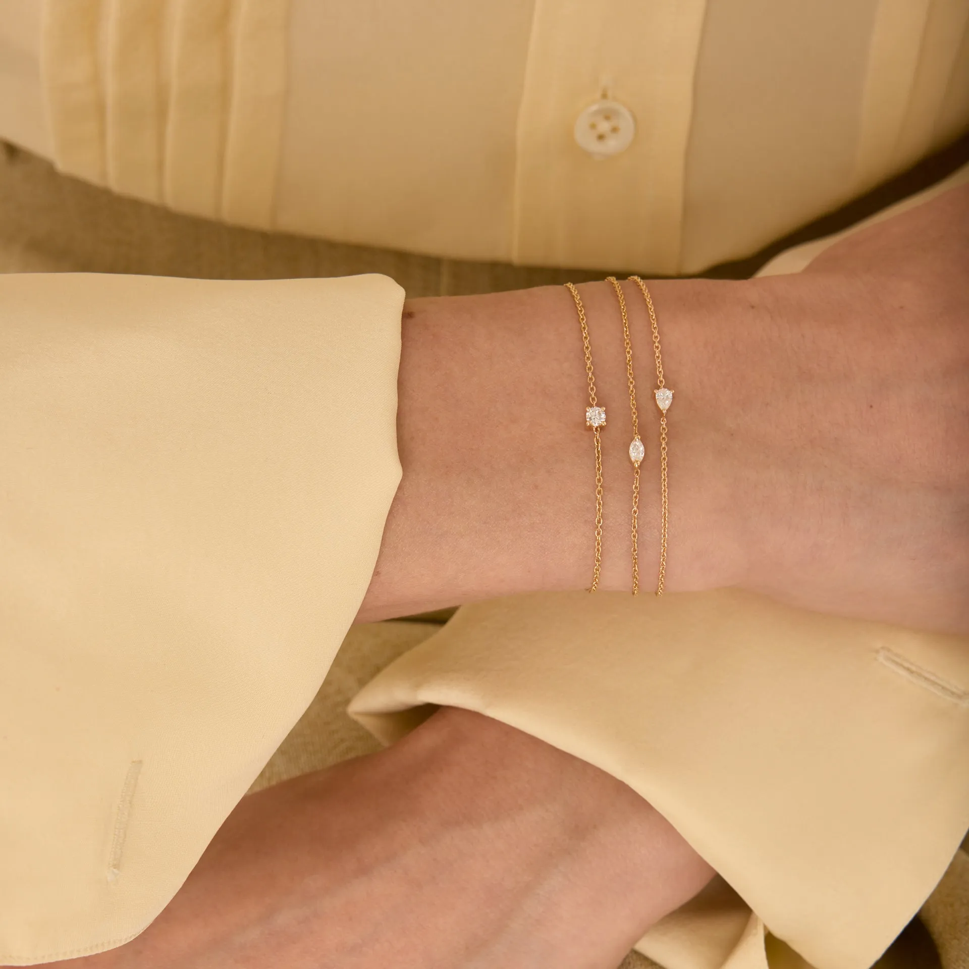 Drop Pear Bracelet