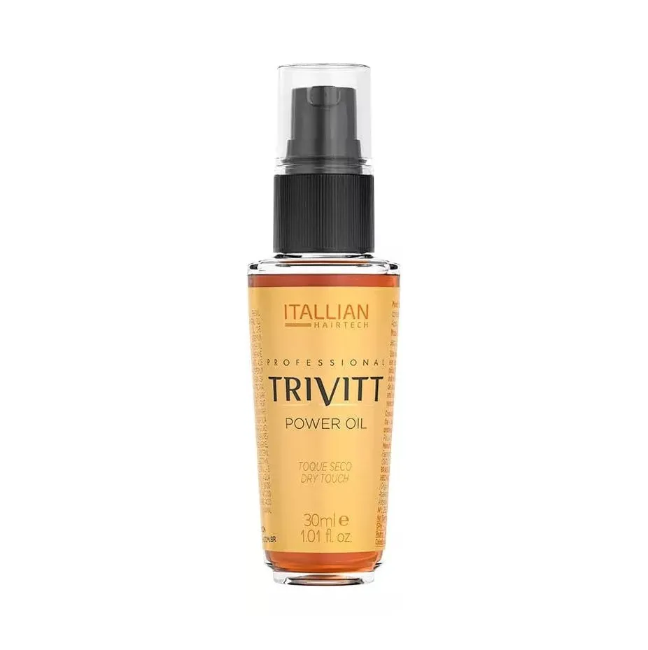 Dry Touch Argan Keratin Trivitt Power Finisher Oil 30ml - Itallian Hair Tech