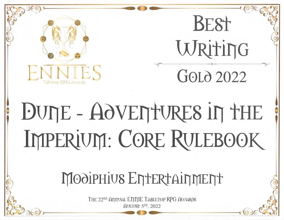 Dune - Adventures in the Imperium – Core Rulebook Corrino Collector's Edition