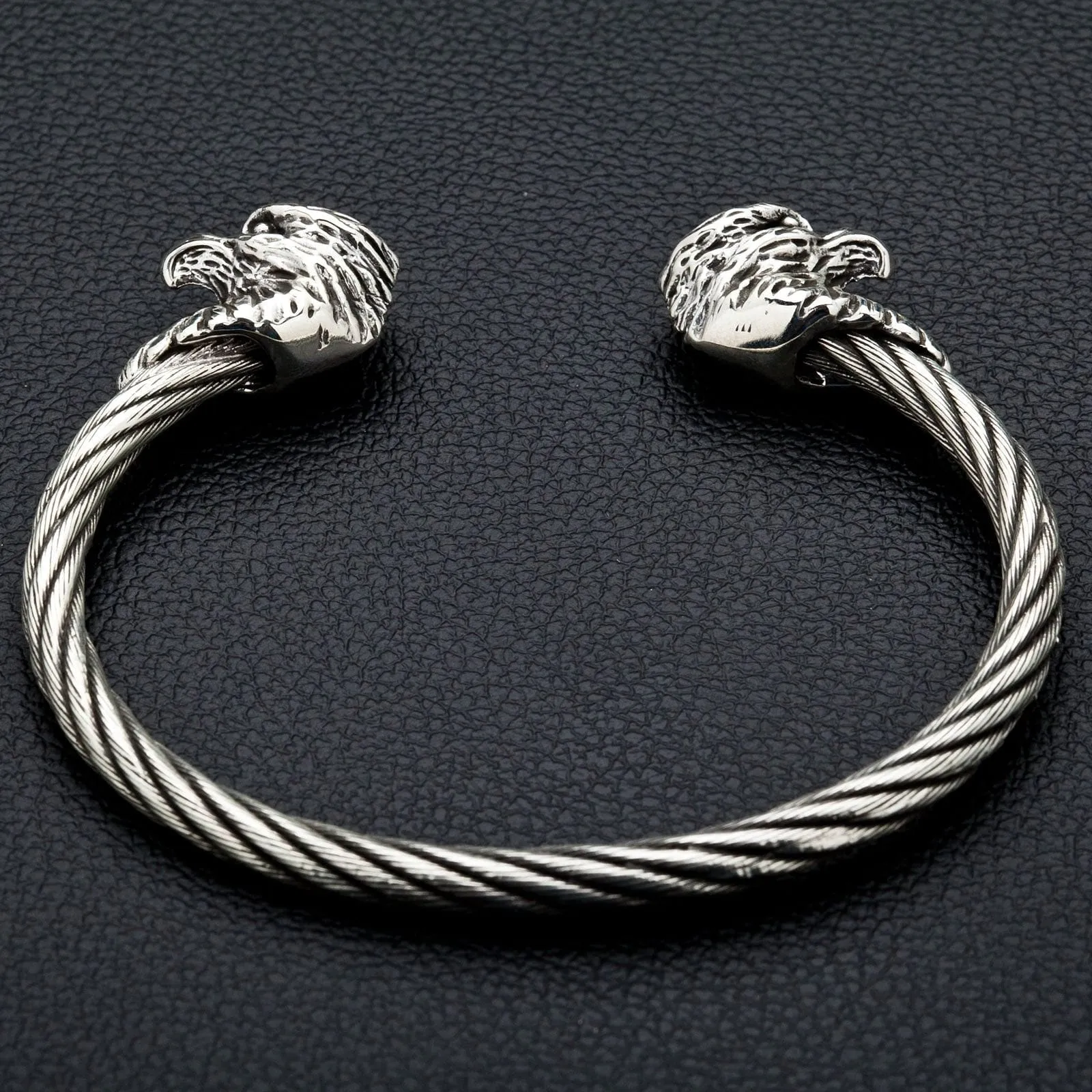 Eagle Sterling Silver Cuff Bracelet
