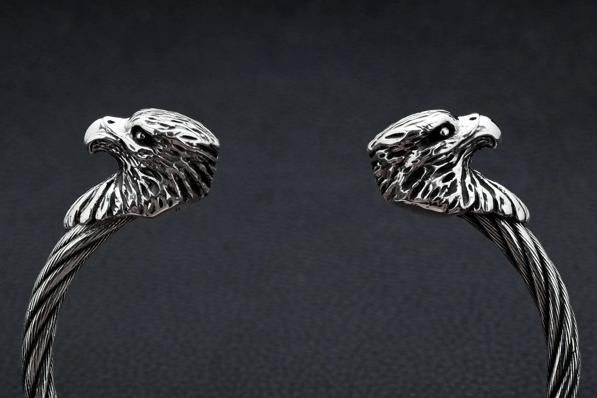 Eagle Sterling Silver Cuff Bracelet